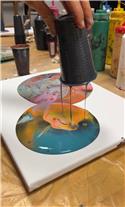 Veranstaltungsbild Kunst mal anders – Acryl Pouring auf Leinwand